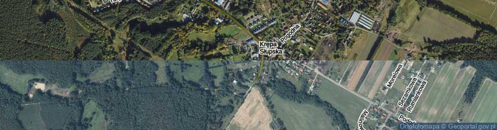 Zdjęcie satelitarne Krótka ul.